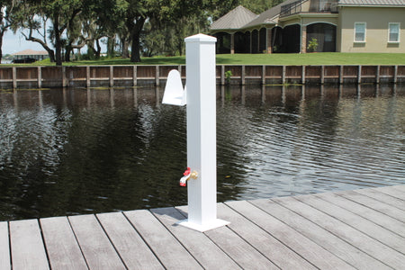 Water and Electric Pedestals for Boat Docks