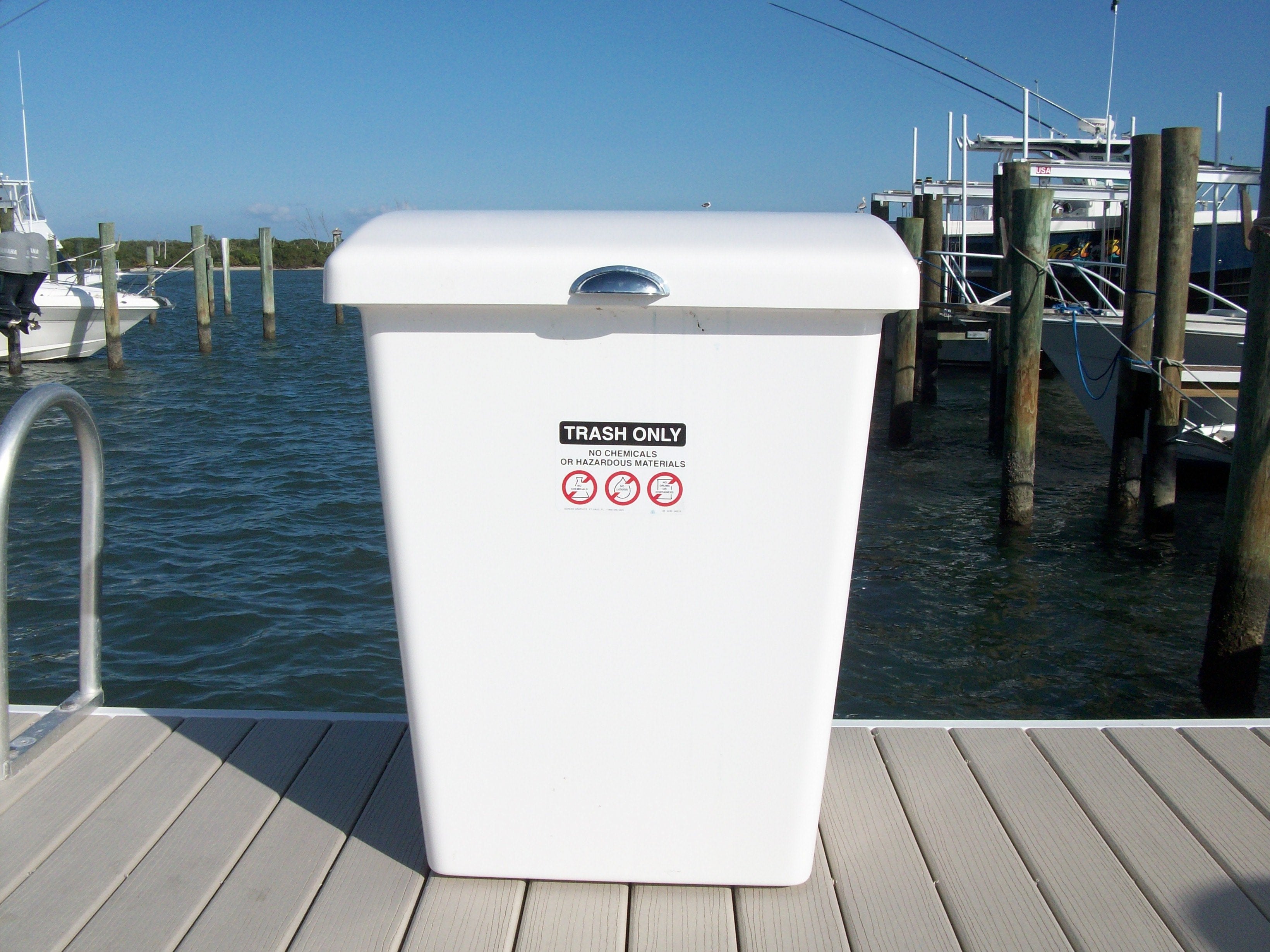 Fiberglass Trash Can - 26