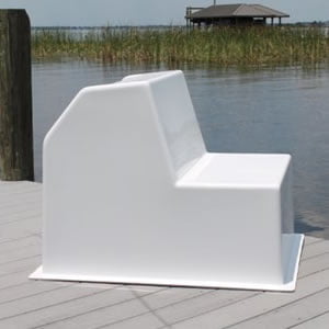 Fiberglass Boat Console - 30" H x 33" W x 39" D