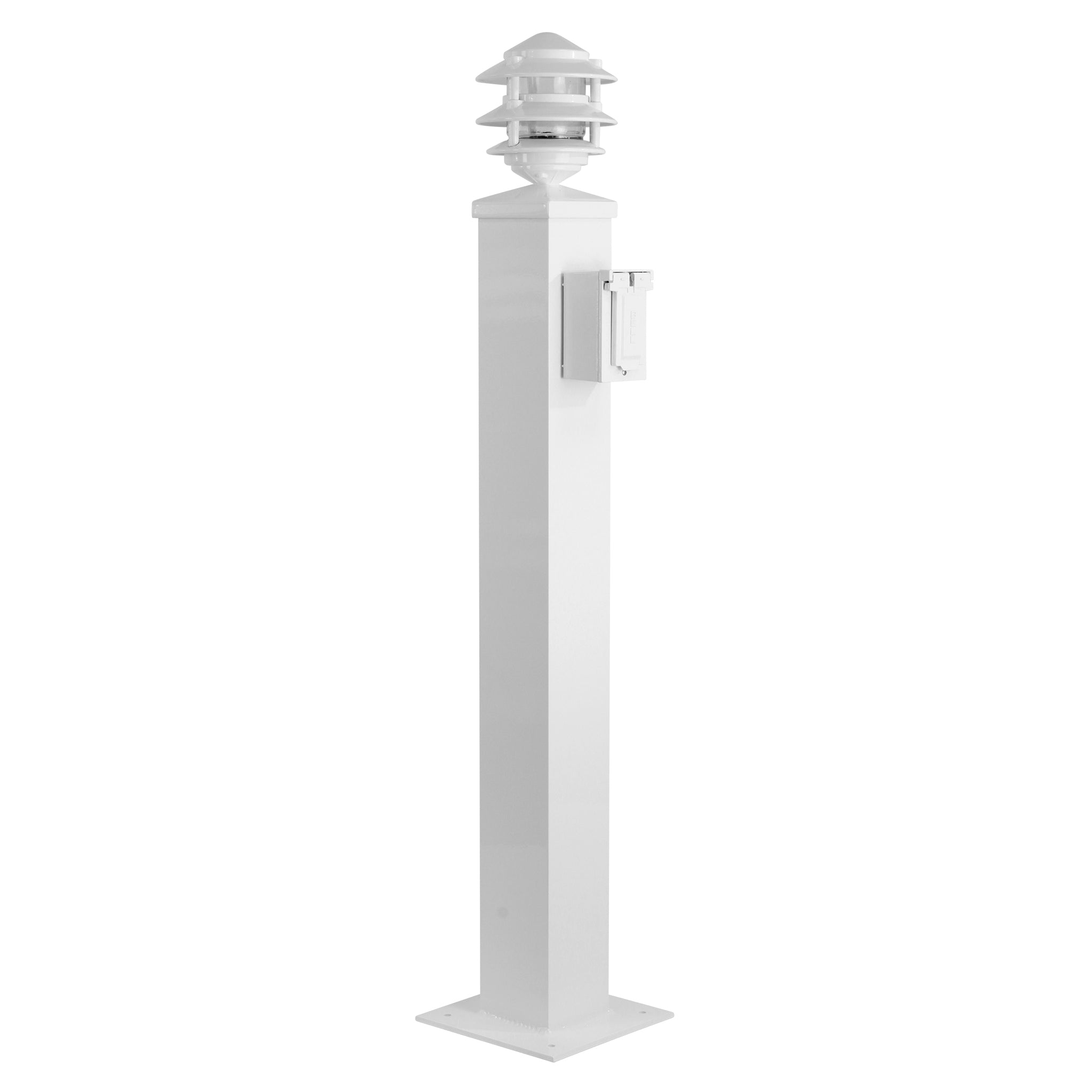 Dock Pagoda Light Post with Electric – C&M Marine Products