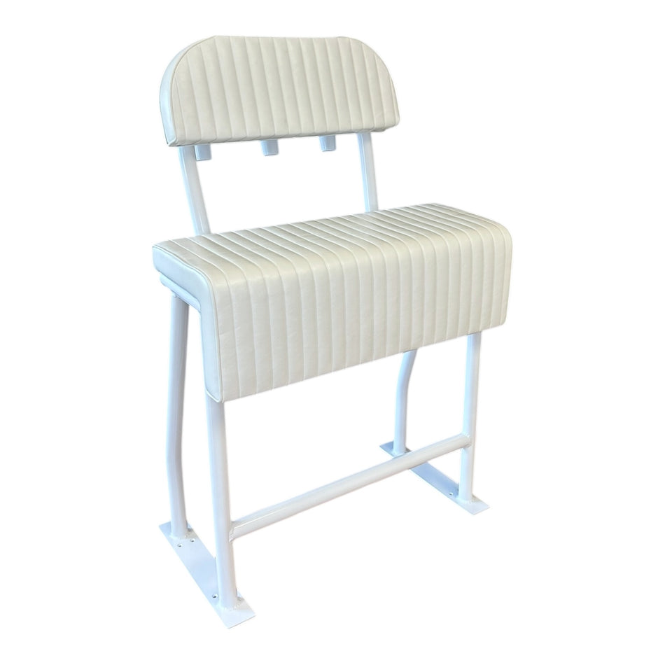 Leaning Post 32"W with Backrest and Rod Holders