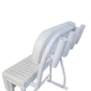 Leaning Post 38"W with Backrest and Rod Holders