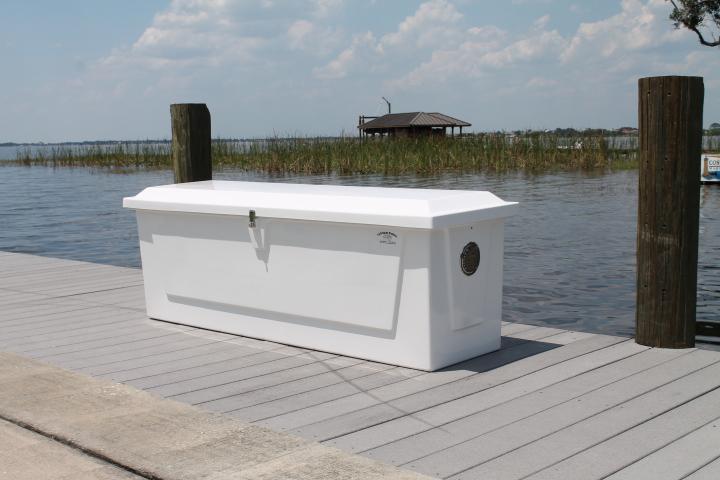 C&M Dock Box - 75 x 27'' x 26'' (W/SS vents & gas shocks)''
