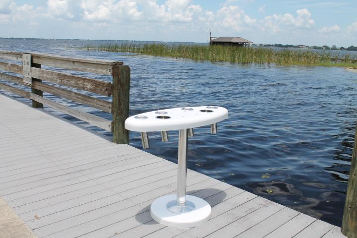 Rough Water Cockpit Table - 47 x 29'' x 2'' Oval Table''