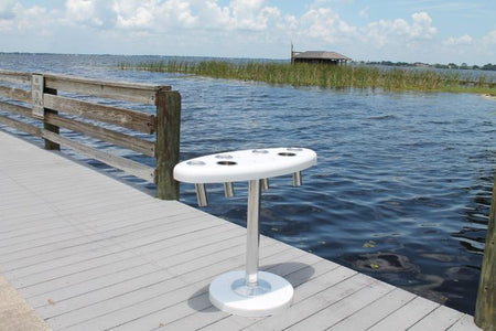 Rough Water Cockpit Table - 47 x 29'' x 2'' Oval Table''