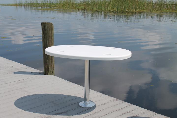 Rough Water 4 Leg Fish Cleaning Table with Drawer - 50 x 23'' x 36''