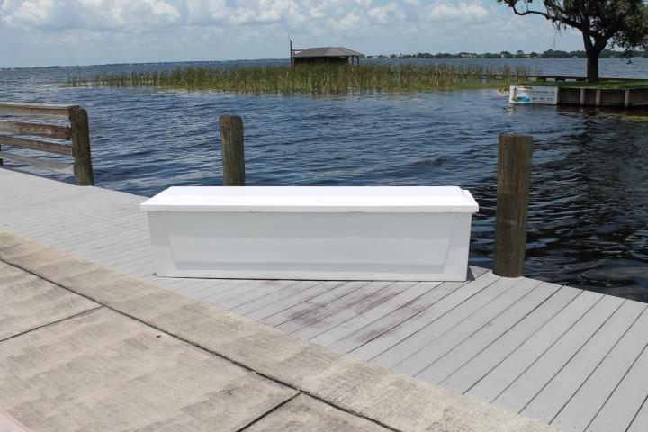 C&M Dock Box - 85 x 27'' x 26'' (W/SS vents & gas shocks)''