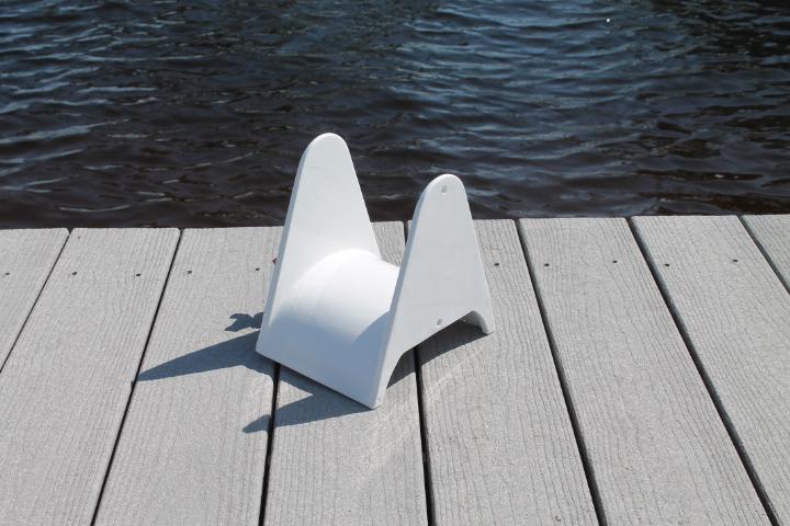 C&M Large Aluminum Hose Holder with Spigot