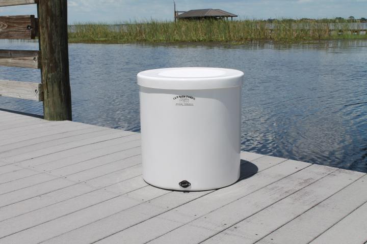 C&M Dock Box - 96 x 22'' x 25''(W S/S vents & gas shocks)''