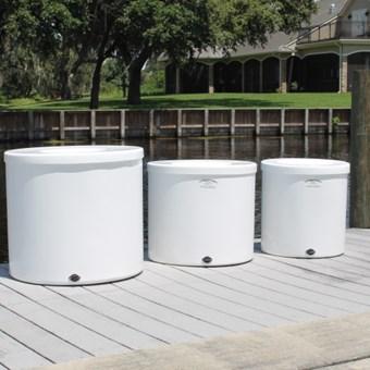 C&M 50 Gallon Live Well W/Lid 24H x 26.5'' Dia.''