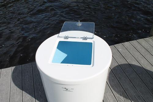 Rough Water Livewell - 40 Gallon with 14 Square Clear Lid S/S Latch''