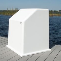 Fiberglass Boat Console - 25" H x 23" W x 23" D