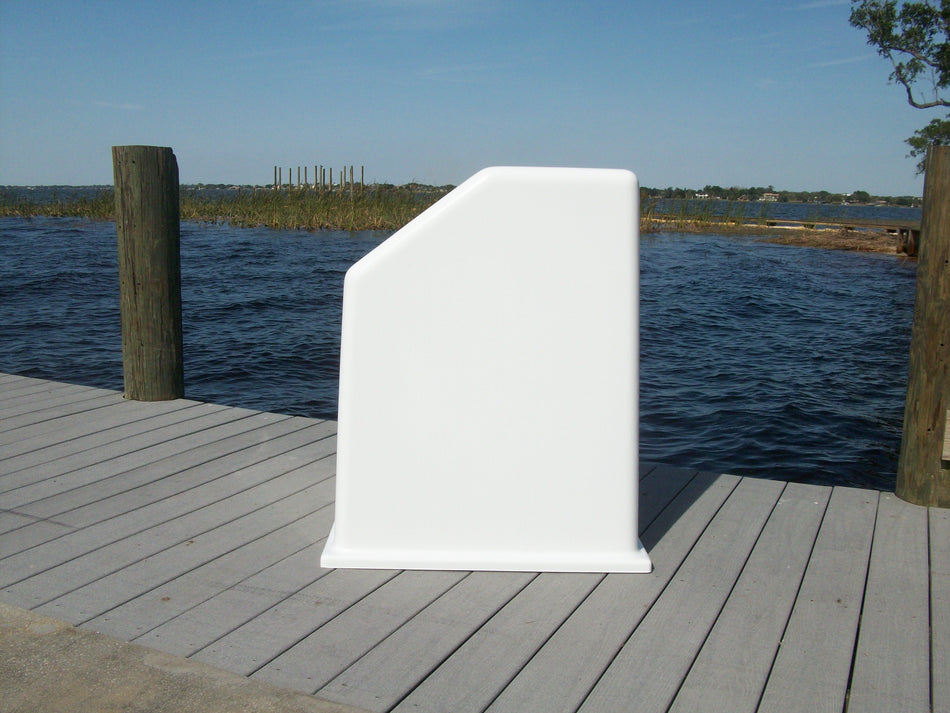 Fiberglass Boat Console - 30" H x 22" W x 23" D