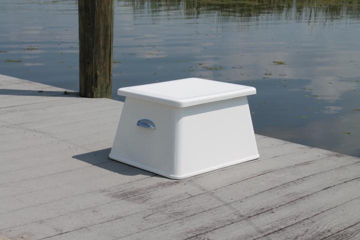 fiberglass fish box Fiberglass Step Box with Lid