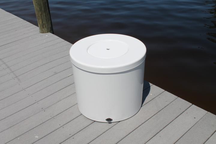 C&M Dock Box - 96 x 22'' x 25''(W S/S vents & gas shocks)''